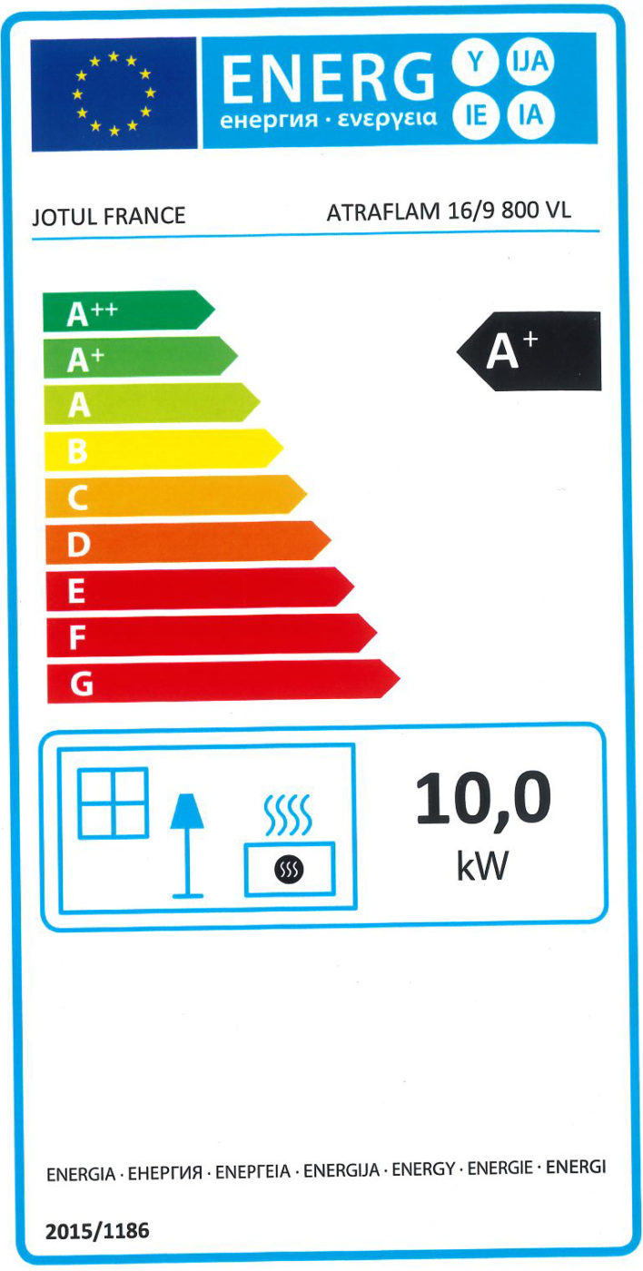 étiquette énergie poêle à bois, poêle à granulés, insert à bois, insert à granulés, cheminée