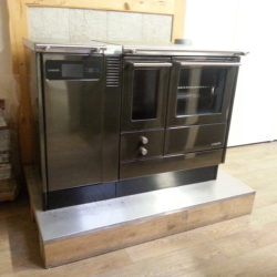 cuisiniere bois et granules, cuisinière mixte, cuisinière promo, cuisinière soldes, atre et loisirs